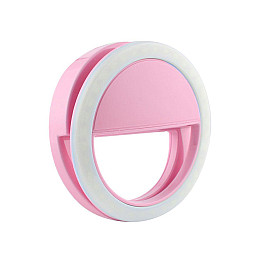 Кольцо для селфи с подсветкой Selfie Ring Pink (my007-hbr)