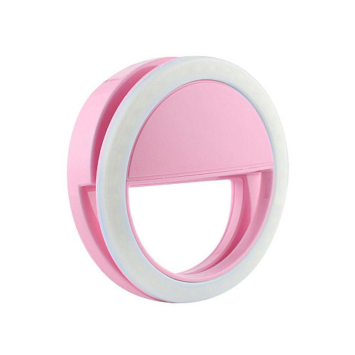 Кільце для селфі з підсвічуванням Selfie Ring Pink (my007-hbr)