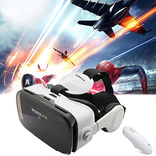 Окуляри віртуальної реальності VRBox Bobo VRZ4 - це шолом для телефона з пультом управління.