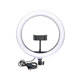 Кольцевая LED лампа UKC с держателем для телефона 12