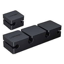 Органайзер для кабелей UGreen Cable Holder Clips Black Черный