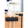 Органайзер для кабелей UGreen Cable Holder Clips Black Черный