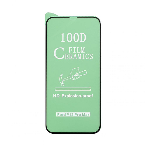 Пленка керамическая Film Ceramic Apple iPhone 12 Pro Max Черный
