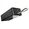 УМБ Hoco DB11 50000mAh 4хUSB /Type-C/Lightning 2.1A с фонариком black
