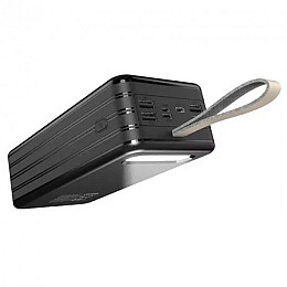 УМБ Hoco DB11 50000mAh 4хUSB /Type-C/Lightning 2.1A с фонариком black