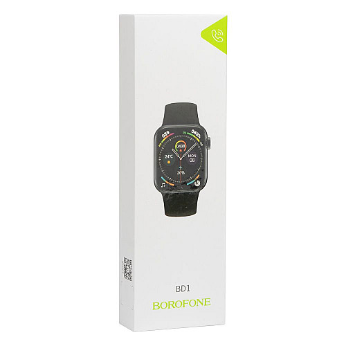 Розумний годинник Smart Watch Borofone BD1 TFT IP67 230 mAh Android и iOS Bright Black
