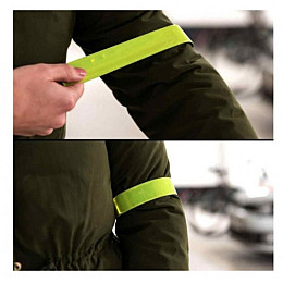 Браслет неоновий дорожній світловідбивний Bambi Z-3 22 см