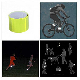 Браслет неоновий дорожній світловідбивний Bambi Z-5 40 см