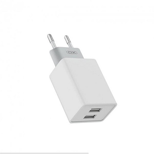 Сетевое зарядное устройство XO L65 (2USB, 2.4A) White