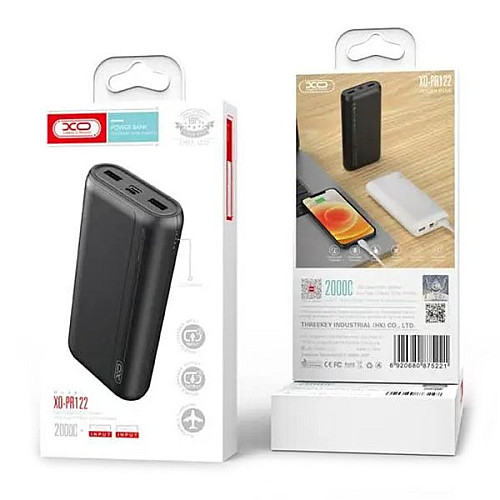 Павербанк Powerbank XO PR-122 20000 mAh Black