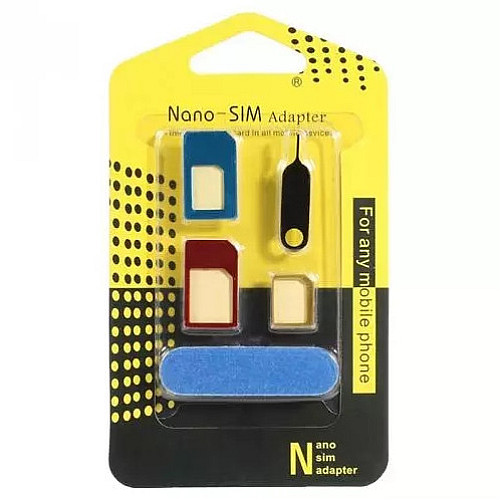 Набір адаптерів Nano Sim 5 в 1 Nano Sim VigohA