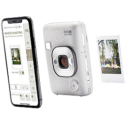 Фотокамера мгновенной печати Fujifilm Instax Mini LiPlay Stone White (16631758)