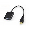 Адаптер-конвертер Tishric HDMI VGA 70091 Black