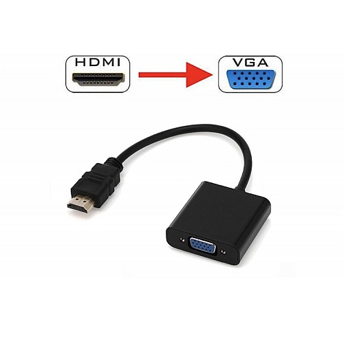 Адаптер-конвертер Tishric HDMI VGA 70091 Black