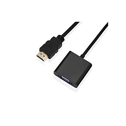 Адаптер-конвертер Tishric HDMI VGA 70091 Black