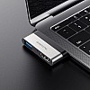 Переходник Borofone DH2 USB-C папа на USB3.0 + HDMI HD TV Silver