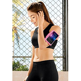 Сумка чохол для смартфона на руку для бігу Crivit Рожевий (IAN297343 pink)