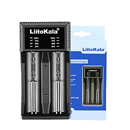 Зарядний пристрій LiitoKala Lii-c2 для Li-Ion, Ni-Mh/Ni-Cd (USB-C / 2A/ 2 канали)