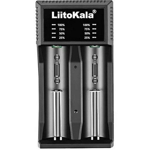 Зарядний пристрій LiitoKala Lii-c2 для Li-Ion, Ni-Mh/Ni-Cd (USB-C / 2A/ 2 канали)