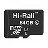Карта памяти Hi-Rali Micro SDXC 64gb UHS-1 10 Class Черный