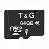 Карта пам'яті T&G Micro SDXC 64гб UHS-1 10 Class Чорний