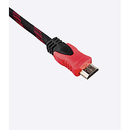 Кабель для підключення електроніки SCAN HDMI - HDMI FULL HD 1.5 м Red
