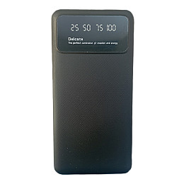 УМБ Power Bank 20000mAh повербанк с экраном и фонариком Black (11225-hbr)