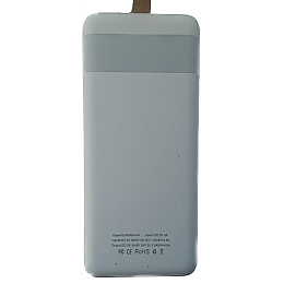 УМБ Power Bank 60000mAh повербанк с экраном и фонариком White (11232-hbr)