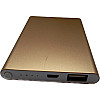 УМБ Power Bank Pineng 9800mAh повербанк внешний аккумулятор Gold (11245-hbr)