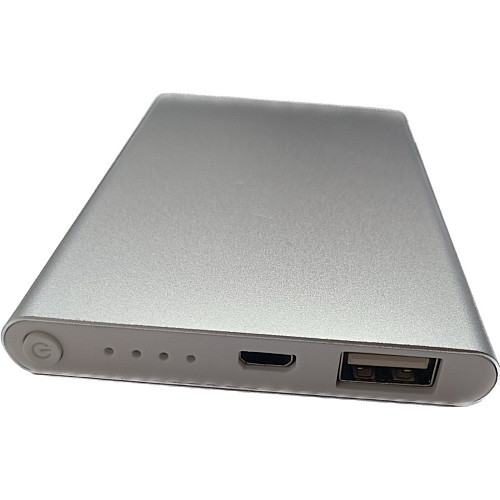 УМБ Power Bank Pineng 9800mAh повербанк внешний аккумулятор Silver (11244-hbr)