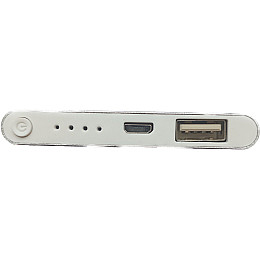 УМБ Power Bank Pineng 9800mAh повербанк внешний аккумулятор Silver (11244-hbr)