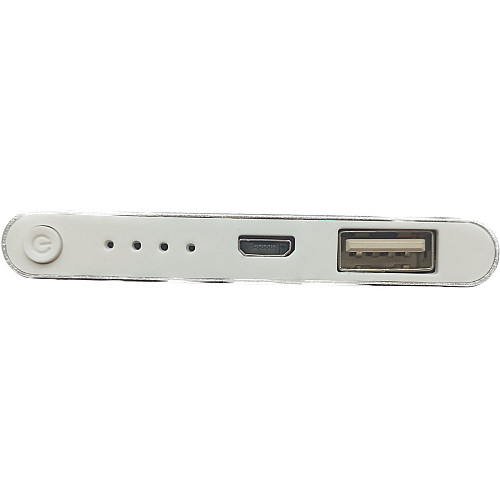 УМБ Power Bank Pineng 9800mAh повербанк внешний аккумулятор Silver (11244-hbr)