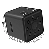 Видеокамера RIAS SQ13 Mini WiFi с водонепроницаемым боксом Black