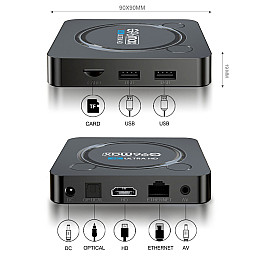 Андроїд Smart TV Box G96 Max X4 4Gb/64GB 8K UltraHD Android 11 (3_03394)