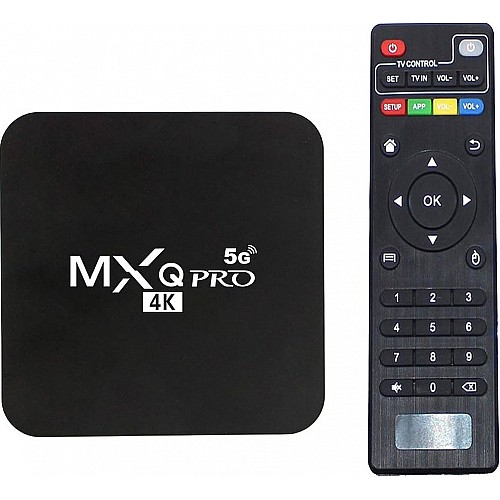 ТВ-приставка Android Smart TV Box RIAS MXQPro 2/16GB 4K 5G Android 13 Black