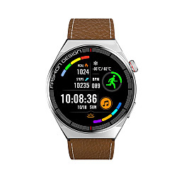 Смарт-часы Smart Watch XO J1 Блютуз v5.1,емкостью 270mAh IP68 диагональ 1.32 /Android, iOS Brown
