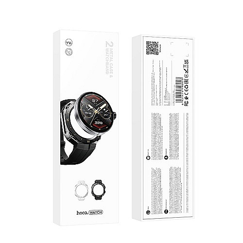 Смарт-часы Smart Watch Hoco Y14 Блютуз v5.0 емкостью 200mAh IP67/Android, iOS Black