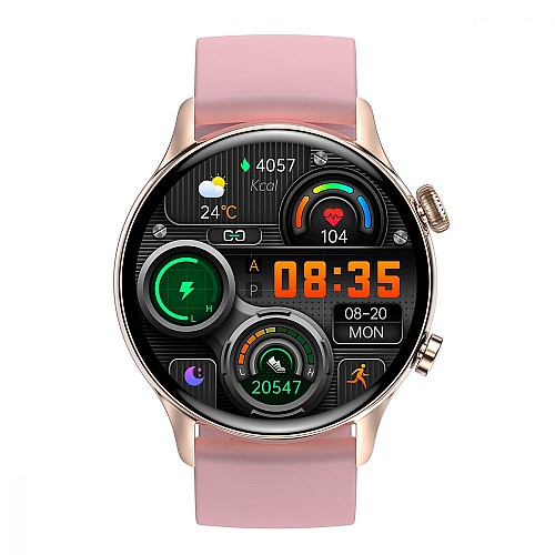 Смарт-часи Smart Watch XO J4 Блютуз v5.0 / NFC, ємністю 280mAh, IP68 / Android, iOS Pink