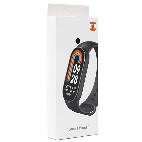 Наручные часы фитнес-браслет Band M8 Black (12251-hbr)