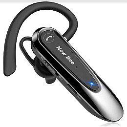Bluetooth-гарнитура с шумоподавлением New Bee Черная (BNB-845)