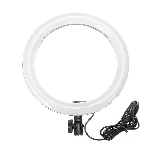 Кольцевая LED лампа UFT XD-260 без держателя для телефона и подставки Black (11207-hbr)