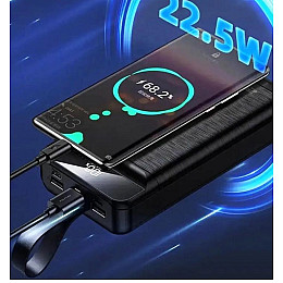 Портативная батарея AWEI P140K 30000 mAh 22,5W LCD Черный