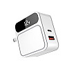 Сетевое зарядное устройство Aspor A835 PD (USB/USB-C/3A)- белый