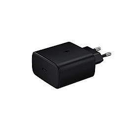 Мережевий зарядний пристрій Samsung (EP-TA845XBEGCN) 45W + кабель Type-C - Type-C- чорний