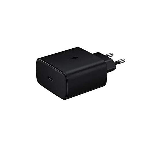 Сетевое зарядное устройство Samsung (EP-TA845XBEGCN) 45W + кабель Type-C - Type-C- черный
