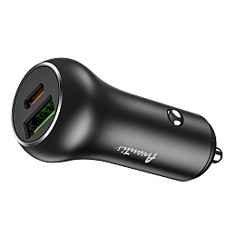 Автомобільний зарядний пристрій Avantis A918PD Resolute ( QC3.0/PD20W/38W)- чорний