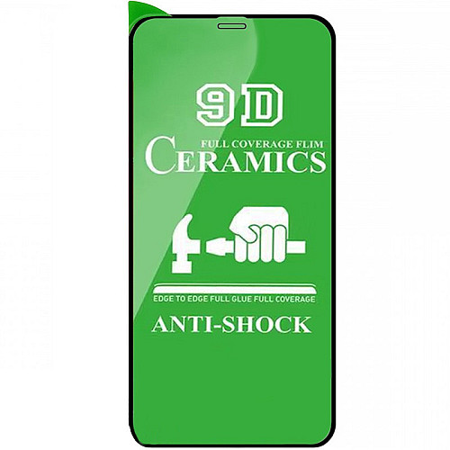 Захисна плівка Ceramics 9D Apple iPhone 13 Pro Max 6.7" Чорний