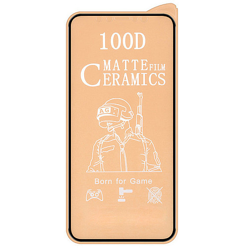Захисна плівка Ceramics Matte 9D Apple iPhone 13 Pro Max 6.7" Чорний