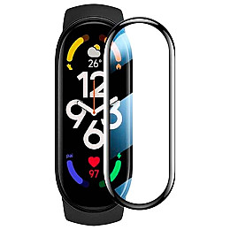 Полимерная пленка Epik 3D full glue Xiaomi Mi Band 7 Черный