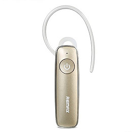 Моногарнітура Remax RB-T8 Bluetooth 4.1 до 5 год Multipoint Gold